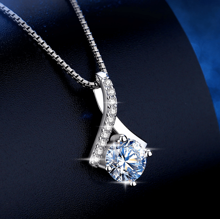 Indelible Charm Dainty Silver Pendant with box chain