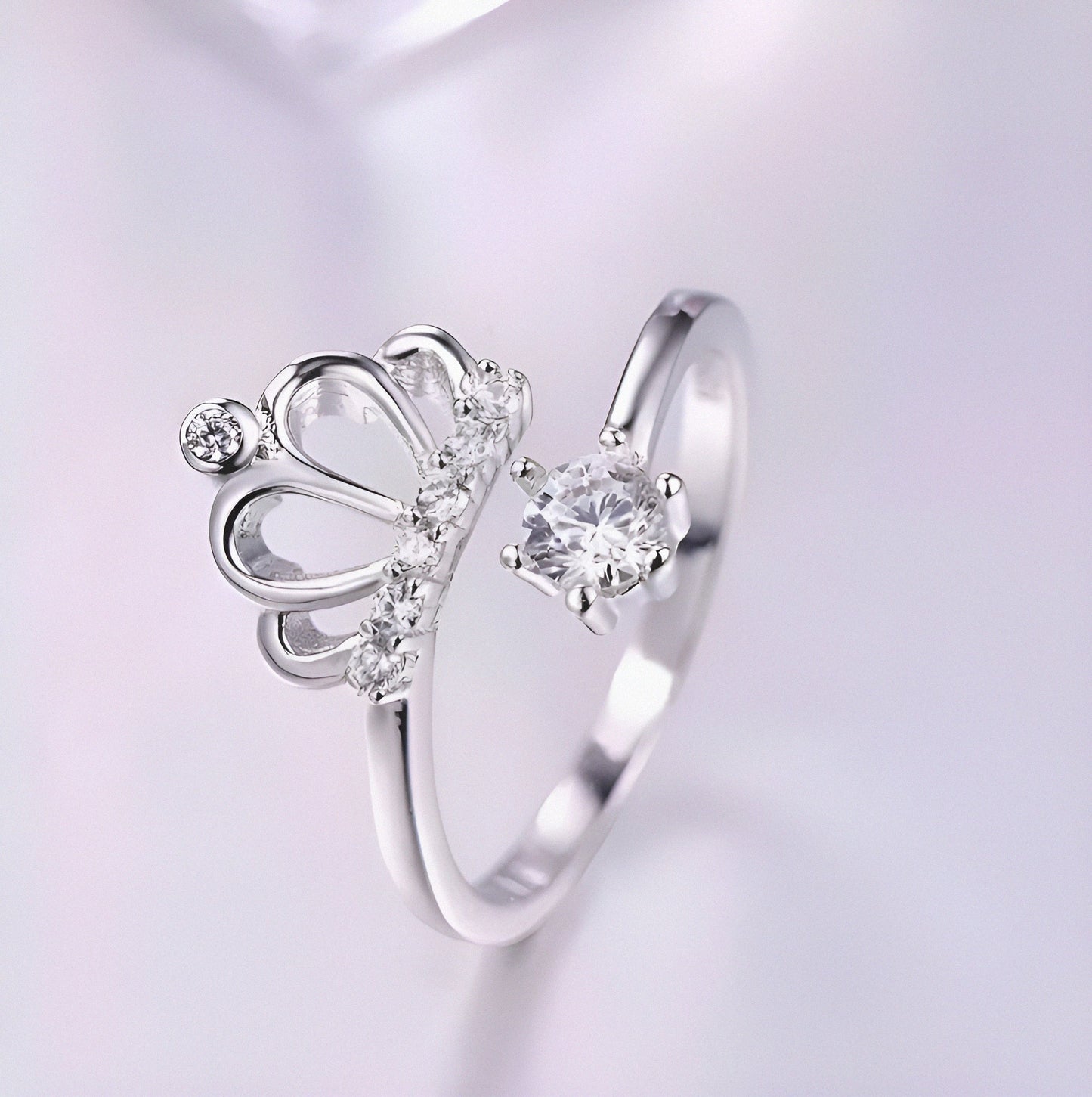Imperial Crown Silver Ring