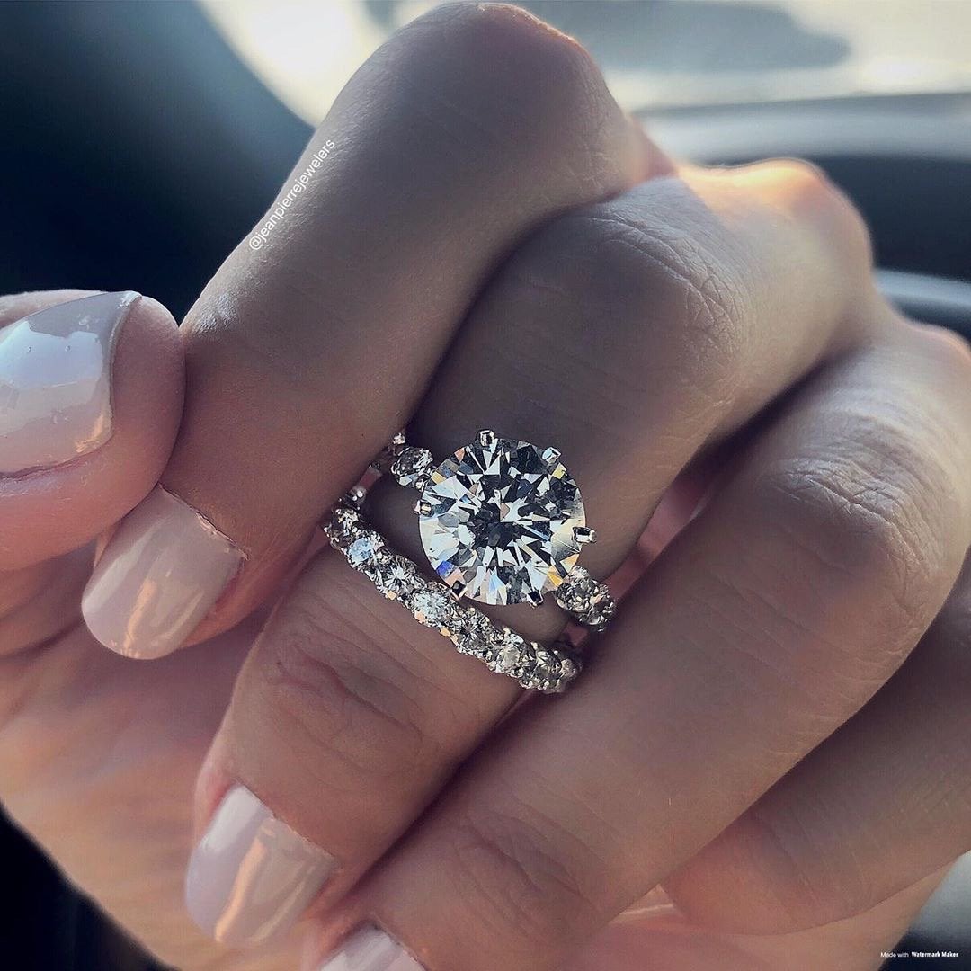 EMPRESS GORGEOUS STUDDED STATEMENT RING | Set of 2 Silver Ring