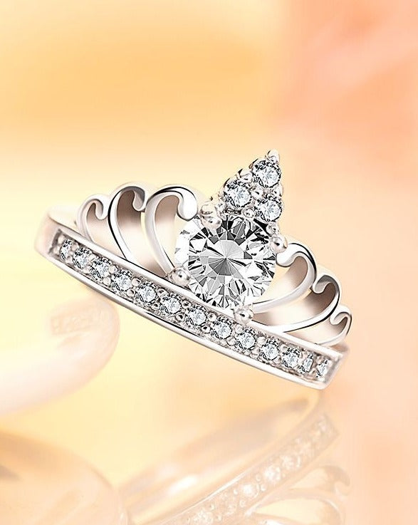Silver Dazzling Princess Diaries Ring