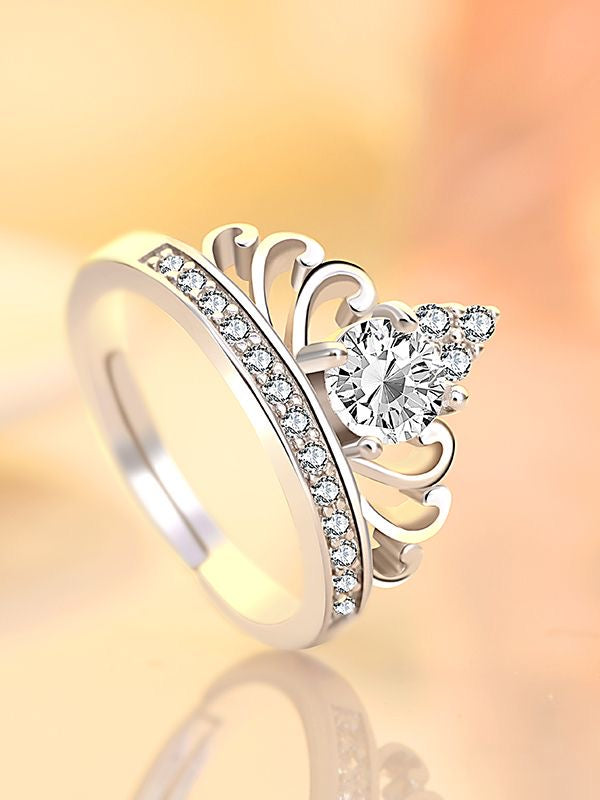 Silver Dazzling Princess Diaries Ring
