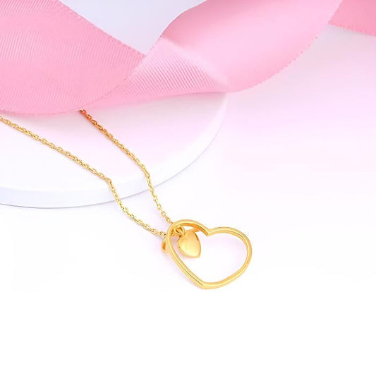 Lovestruck Silver Heart Shaped Pendant