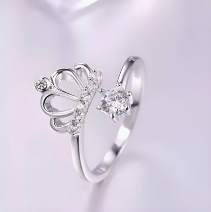 Imperial Crown Silver Ring