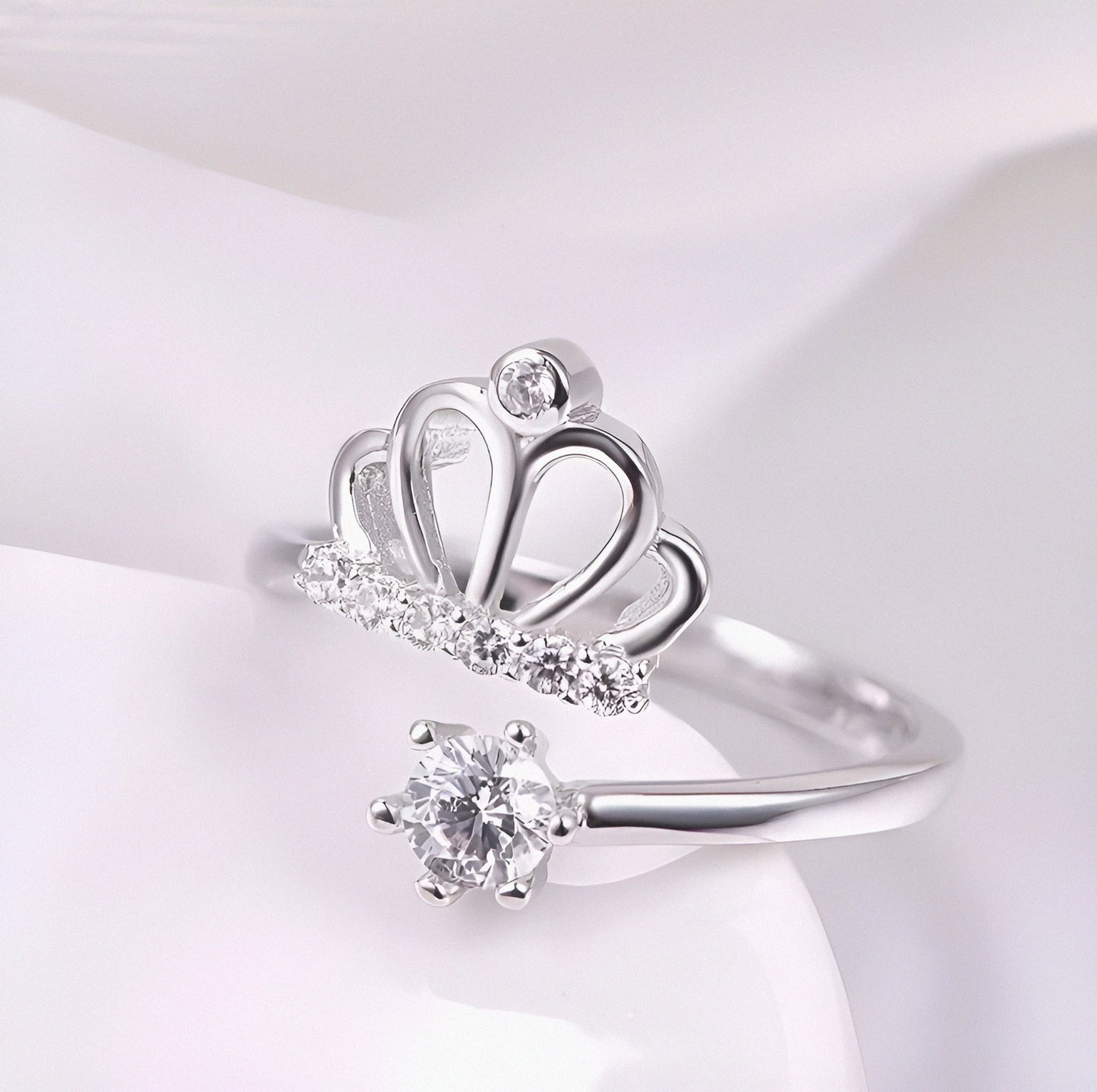 Imperial Crown Silver Ring