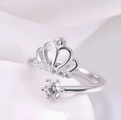 Imperial Crown Silver Ring