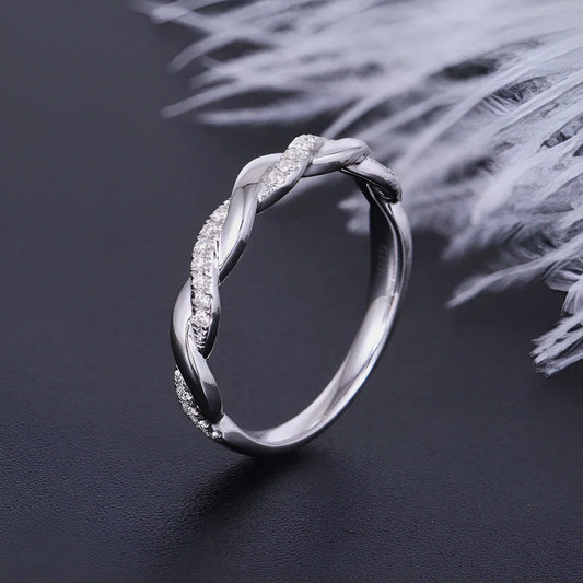Twined Vine Simple Infinity Eternity Silver