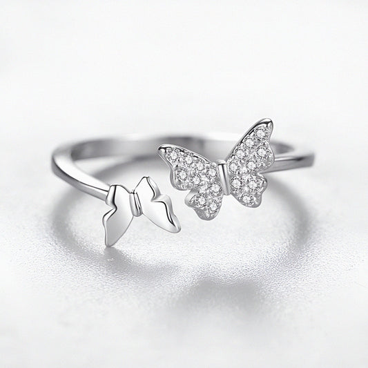 Butterfly Exquisite Silver Ring