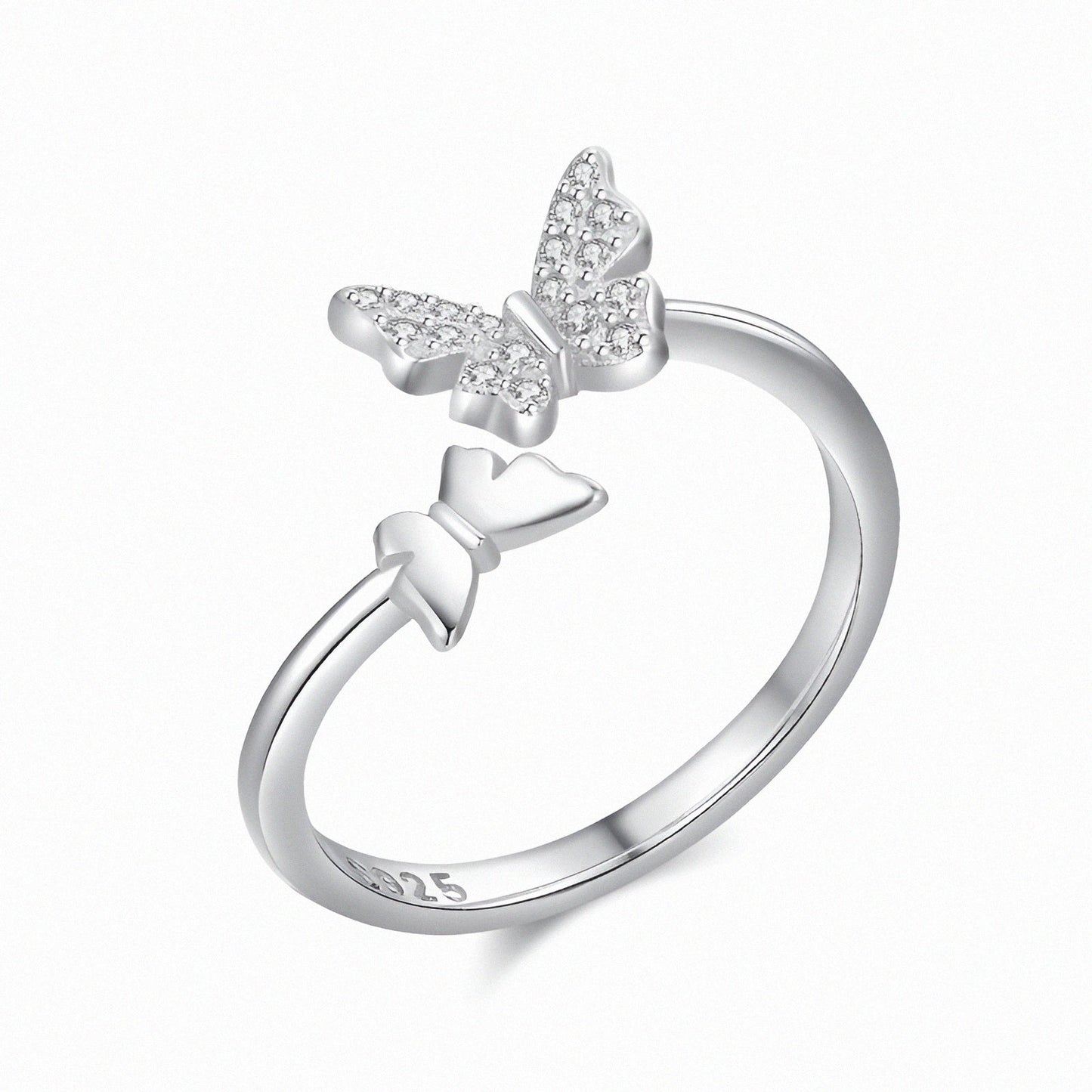 Butterfly Exquisite Silver Ring