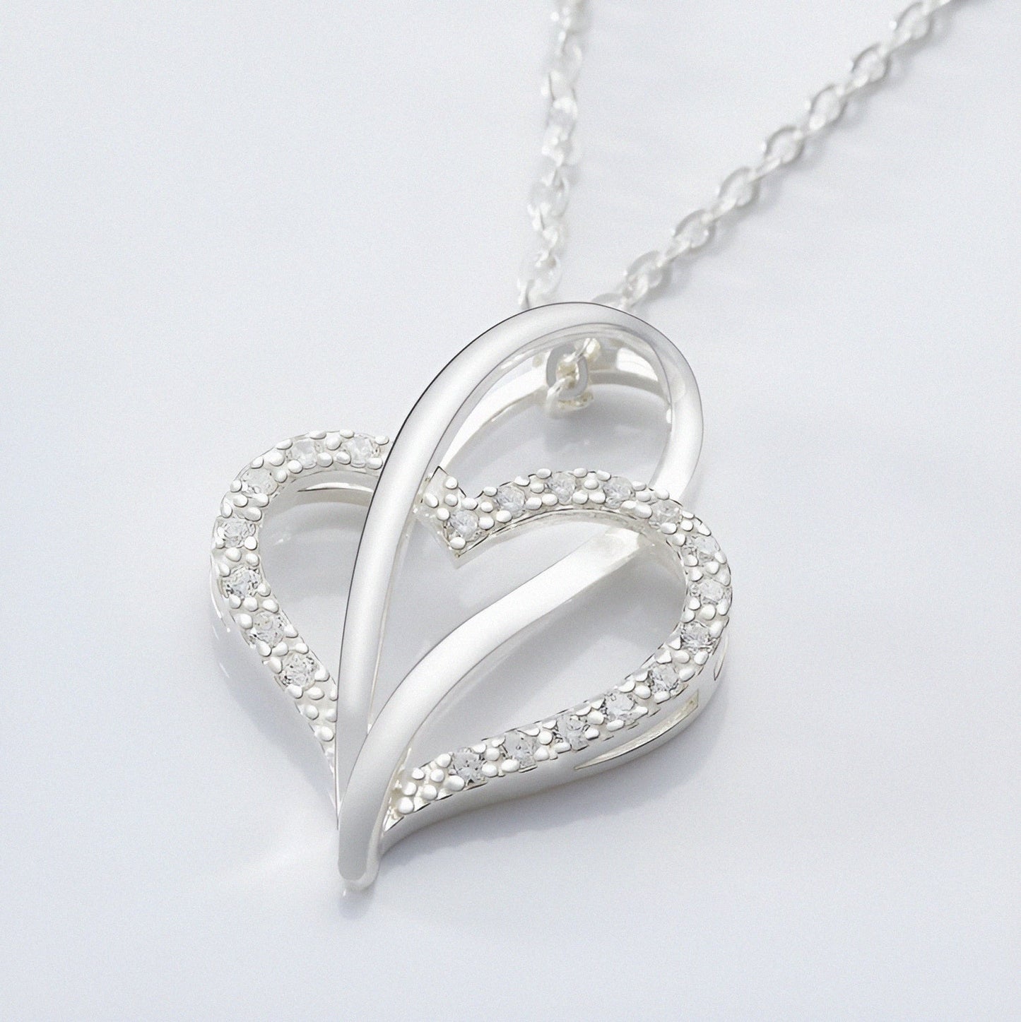 Infinite Love Knot Silver Pendant