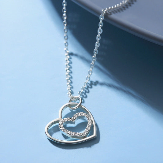 Forever Heart Silver Pendant