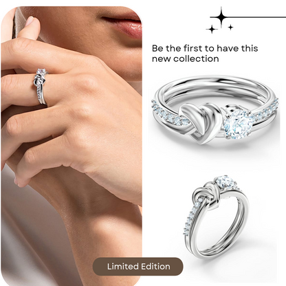 Lifelong Heart Silver Ring