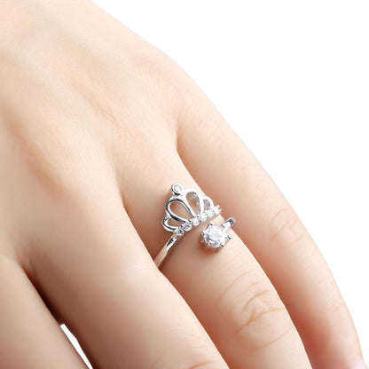 Imperial Crown Silver Ring