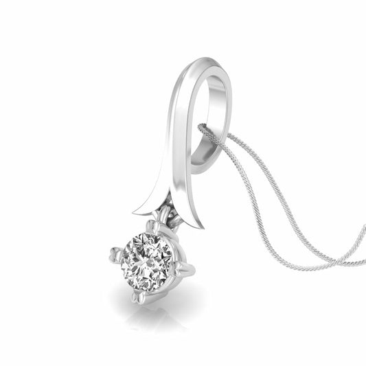 Silver Cubic Zirconia Sterling Silver Pendant ( GB101 )