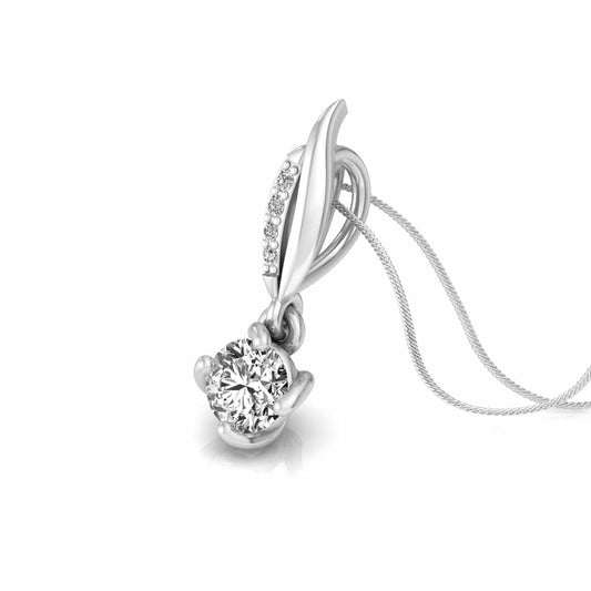 Naina Silver Cubic Zirconia Sterling Silver Pendant ( GB110 )