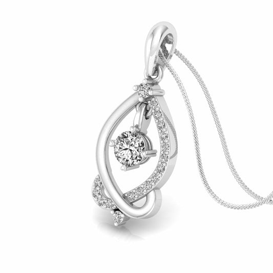Jpearls Nimble Silver Pendant ( GB105 )