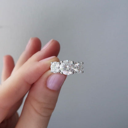 Luxury Celtic Silver Daimond Silver Ring