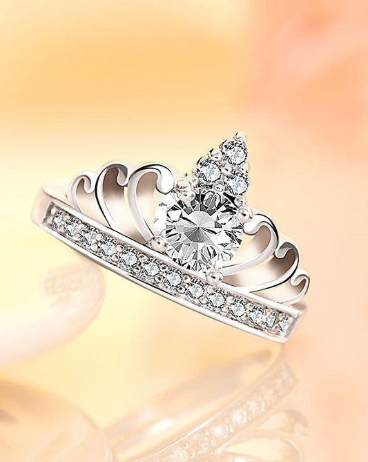 Silver Dazzling Princess Diaries Ring