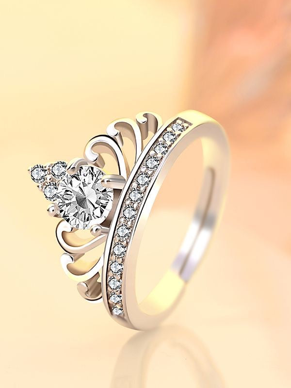 Silver Dazzling Princess Diaries Ring