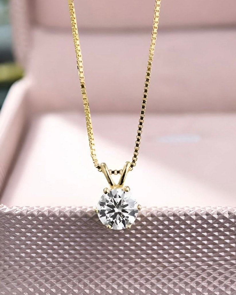 Original Crystal Swarovski Classic Solitaire Necklace