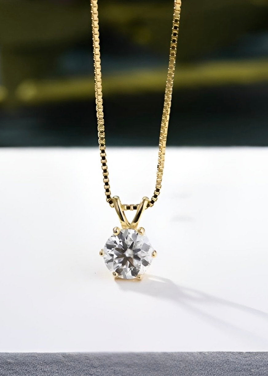 Original Crystal Swarovski Classic Solitaire Necklace
