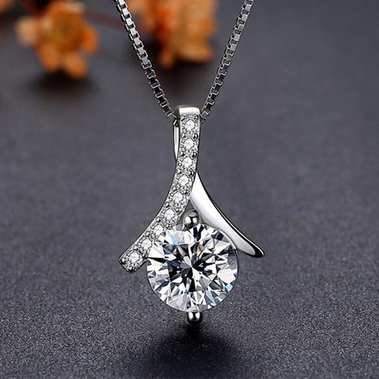Indelible Charm Dainty Silver Pendant with box chain