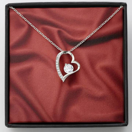 Cross My Heart Amercian Diamonds Pendant Set
