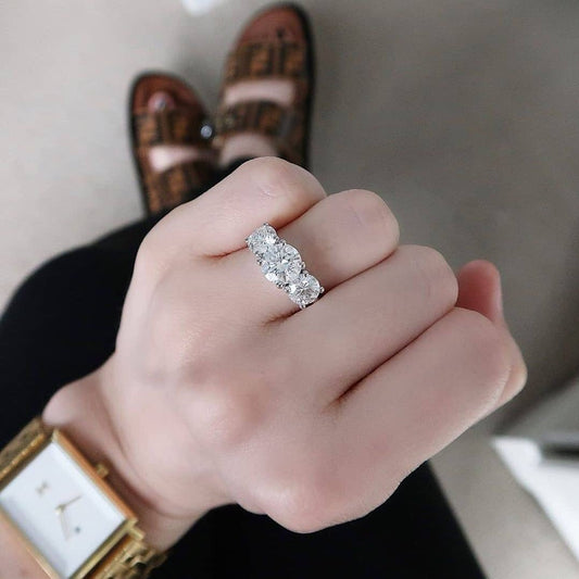 Luxury Celtic Silver Daimond Silver Ring