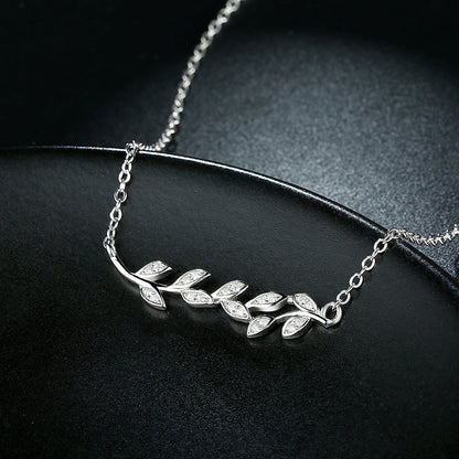 Olive Branch Leaf Pendant