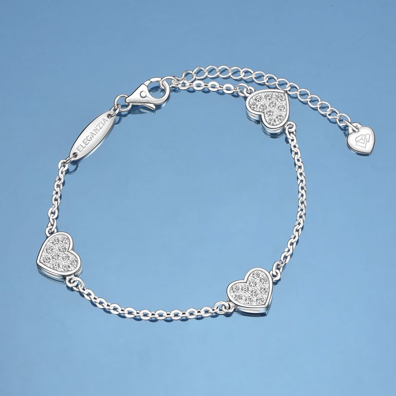 Petite Pure Silver Heart Bracelet