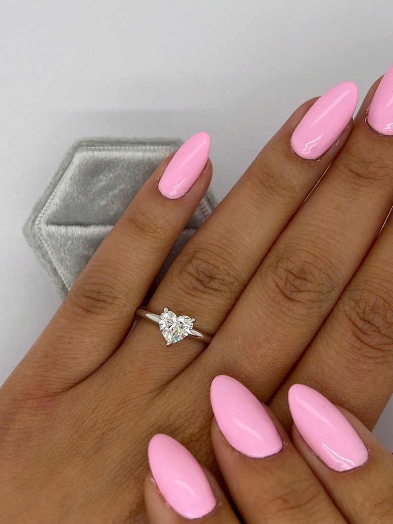 Silver Stereo Hearts Ring