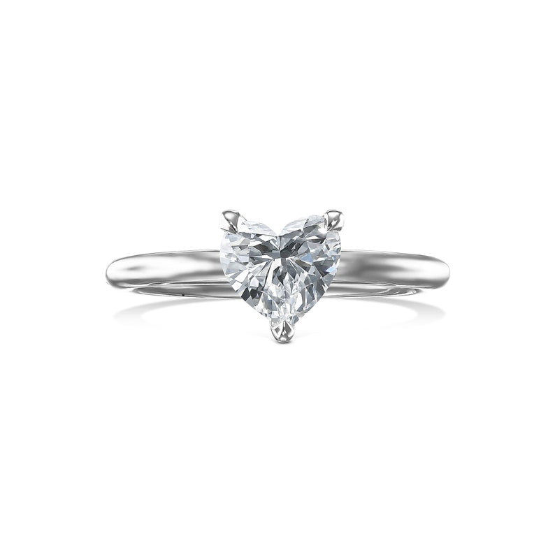 Silver Stereo Hearts Ring