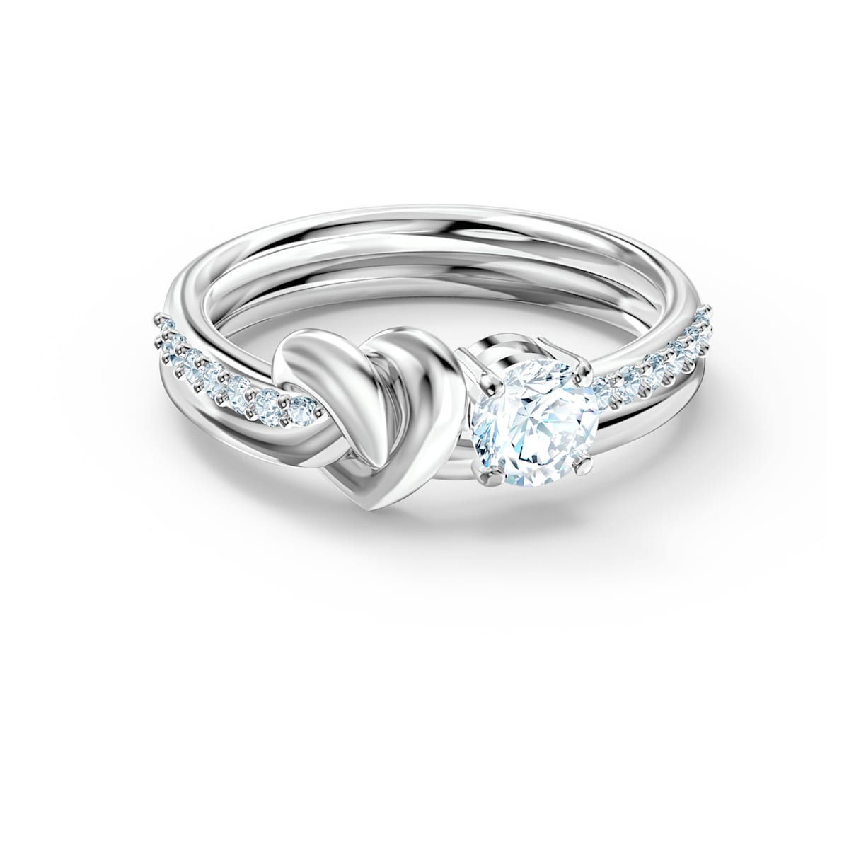 Lifelong Heart Silver Ring