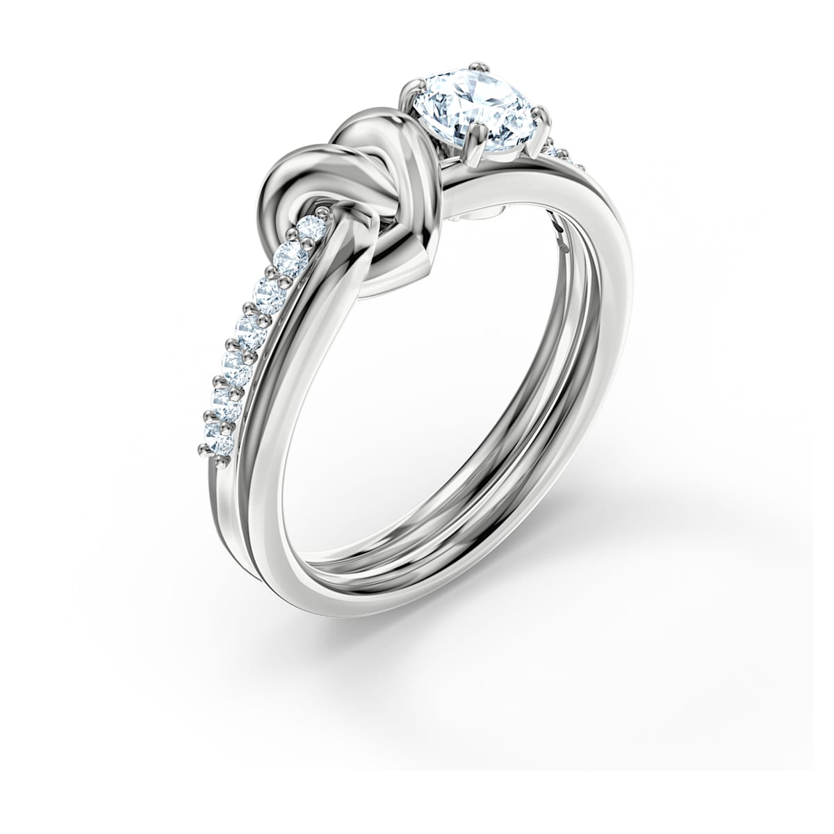 Lifelong Heart Silver Ring