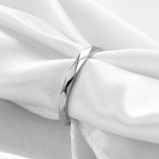 Classic Initial Silver Ring